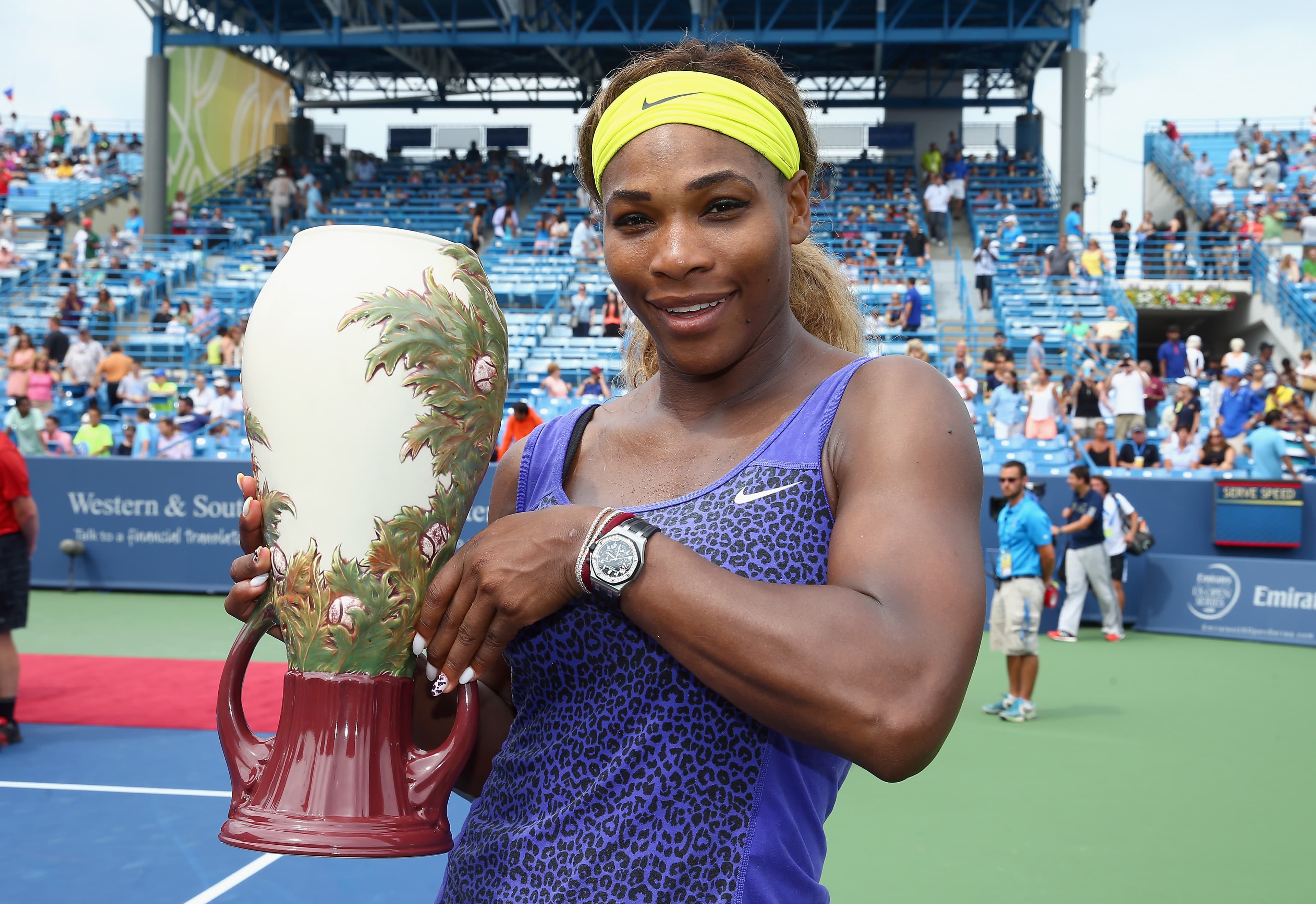 A americana Serena Williams superou a sérvia Ana Ivanovic na final e conquistou o WTA de Cincinatti pela primeira vez