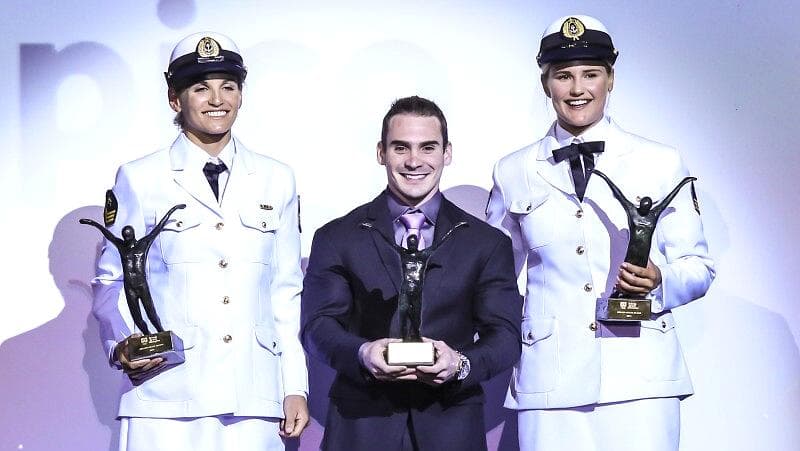 Martine Grael, Arthur Zanetti e Kahena Kunze, vencedores Prêmio Brasil Olímpico 2014