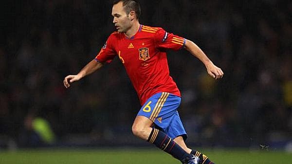 Andrés Iniesta: presença garantida na seleção espanhola