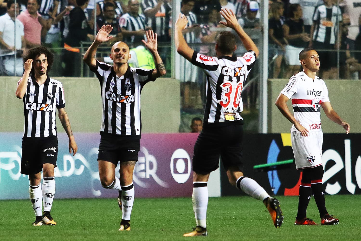 Partida entre Atletico e São Paulo