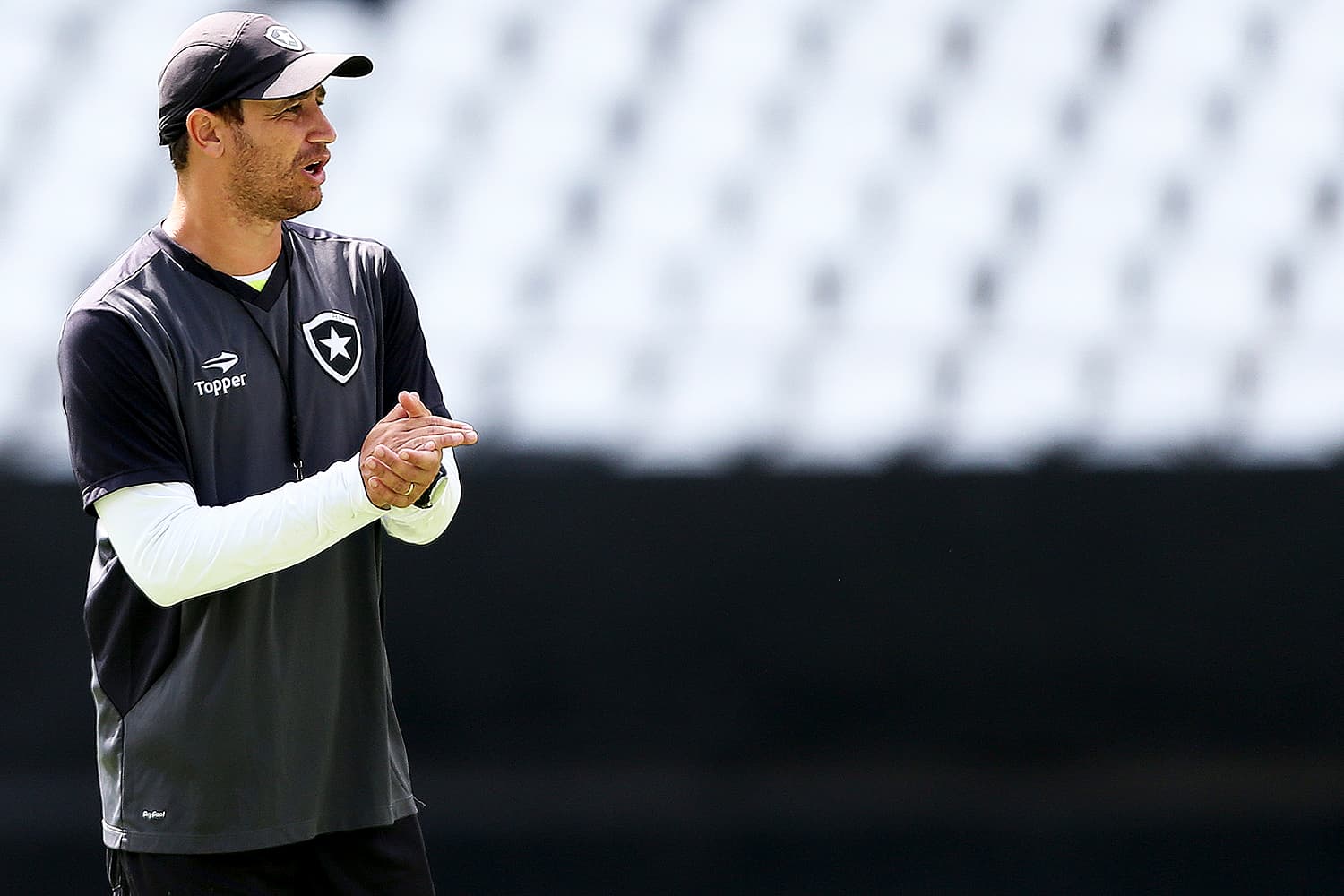 O novo técnico do Botafogo, Felipe Conceição