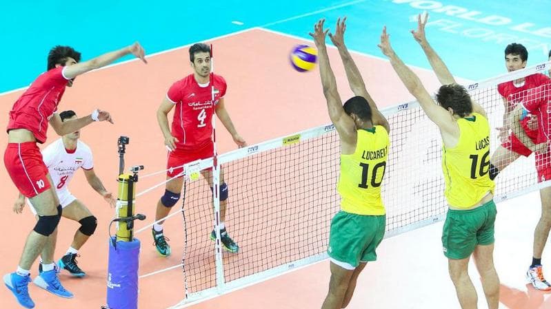 Brasil perde para o Irã, em Florença, pela Liga Mundial de vôlei