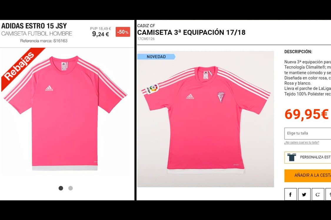 Camisa do Cádiz