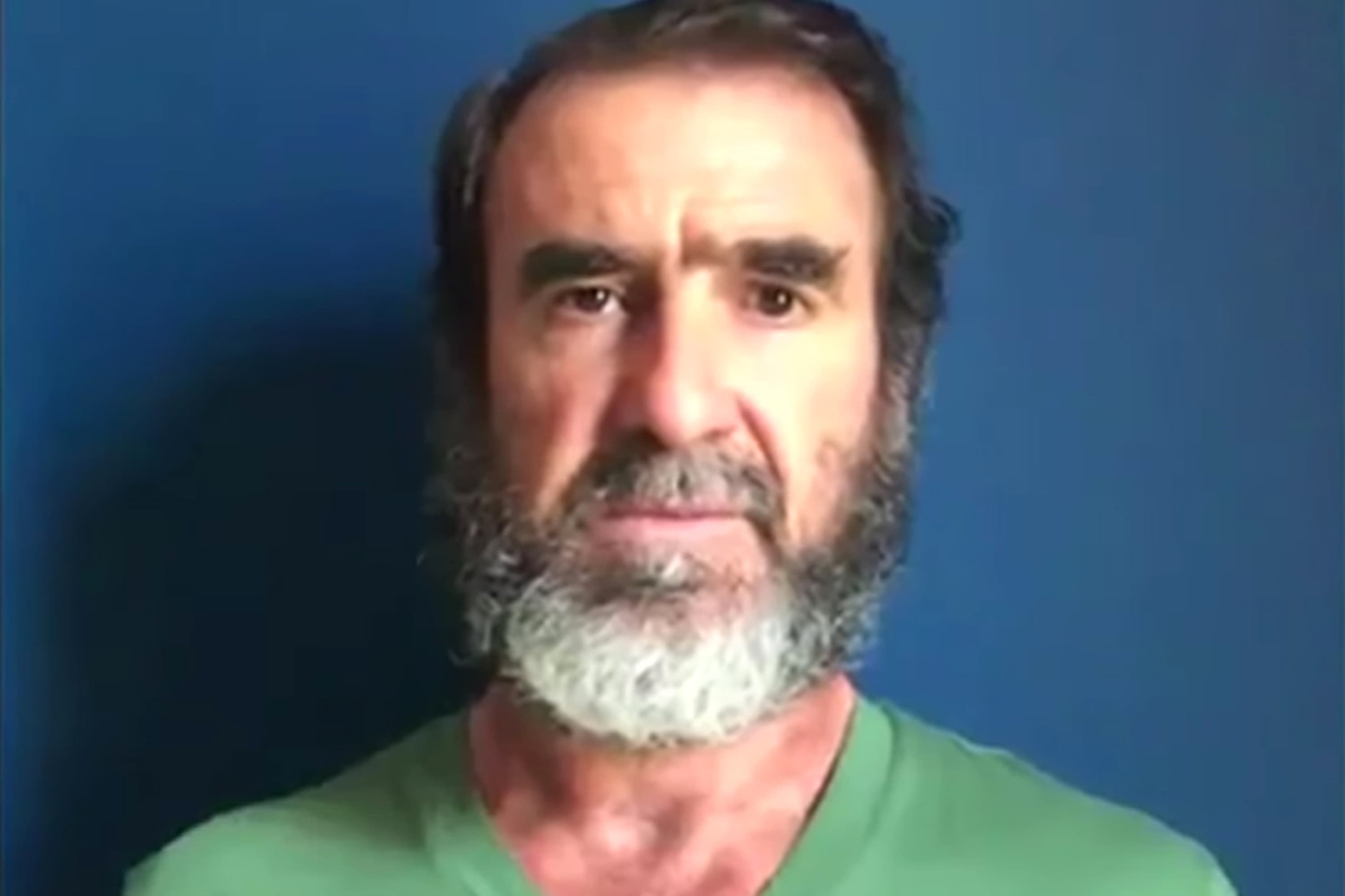 Éric Cantona em registro recente -