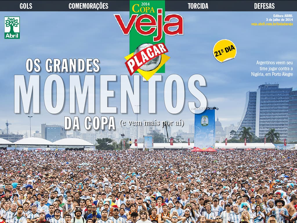 Capa da edição desta quinta (3) de VEJA PLACAR