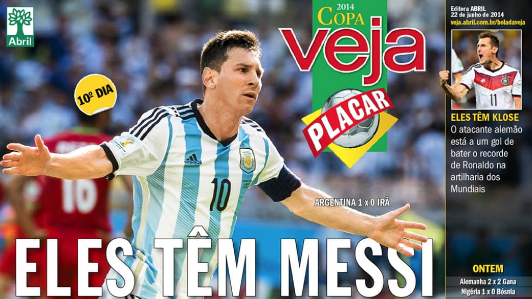 Capa da edição de VEJA PLACAR deste domingo (22)