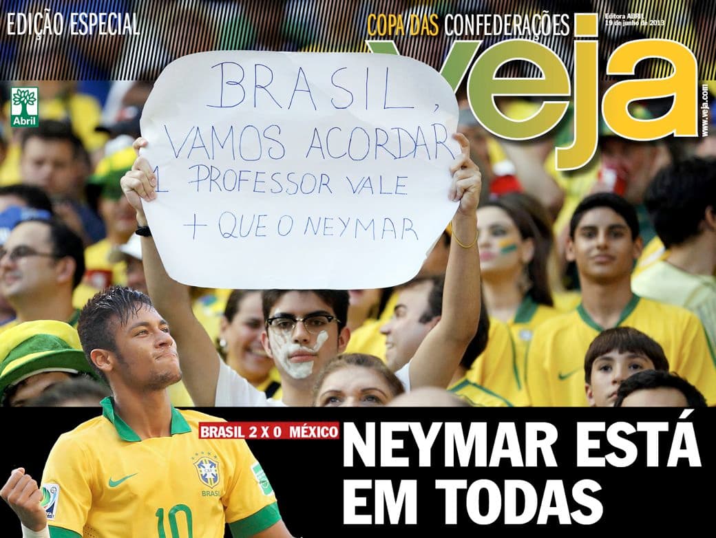 A capa da segunda edição especial para tablets sobre a Copa das Confederações
