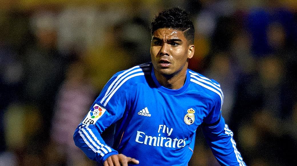 Casemiro, uma surpresa em Madri: o atleta formado no São Paulo atuou com frequência nesta temporada e foi elogiado pelo técnico Carlo Ancelotti
