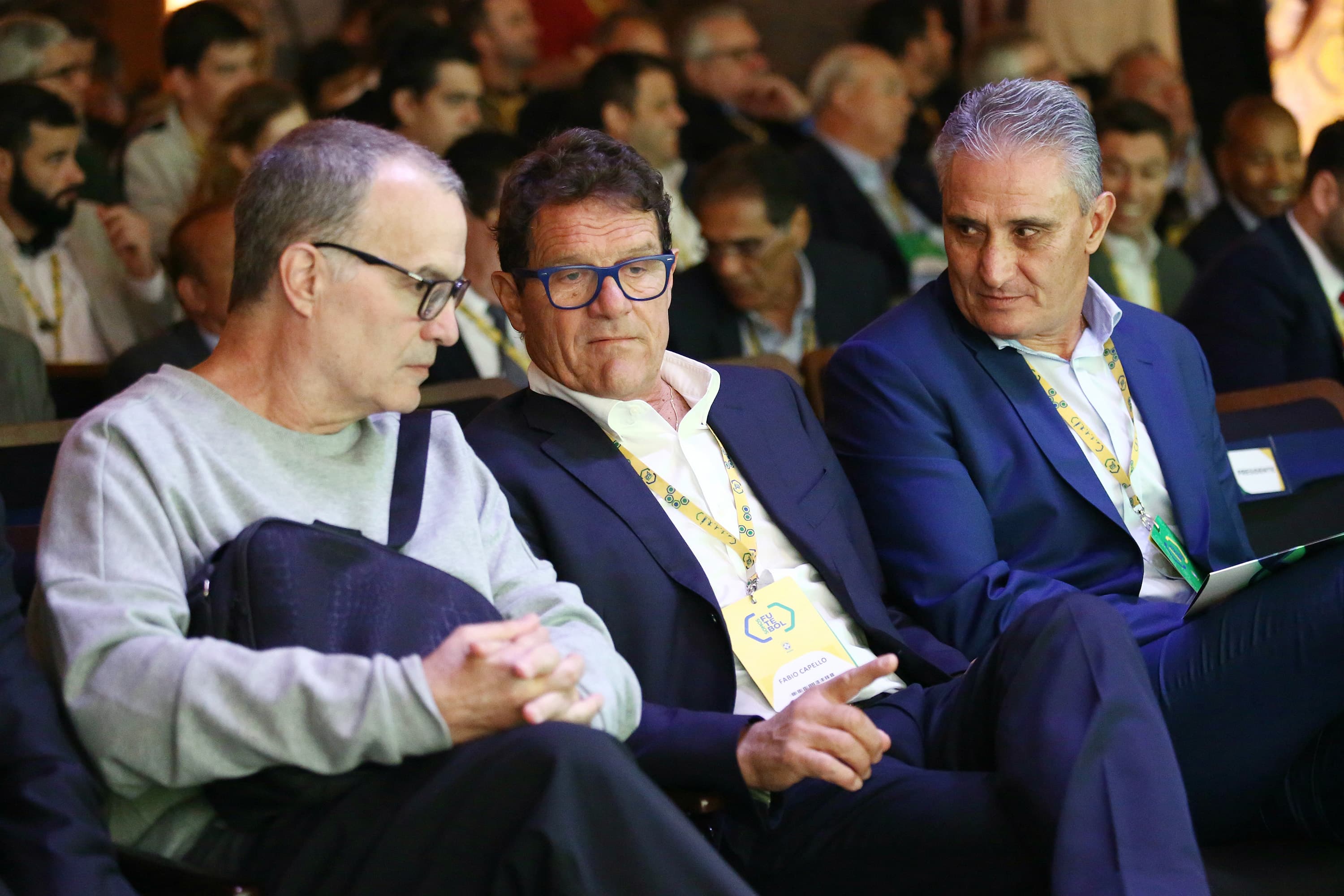 Marcelo Bielsa, Fabio Capello e Tite