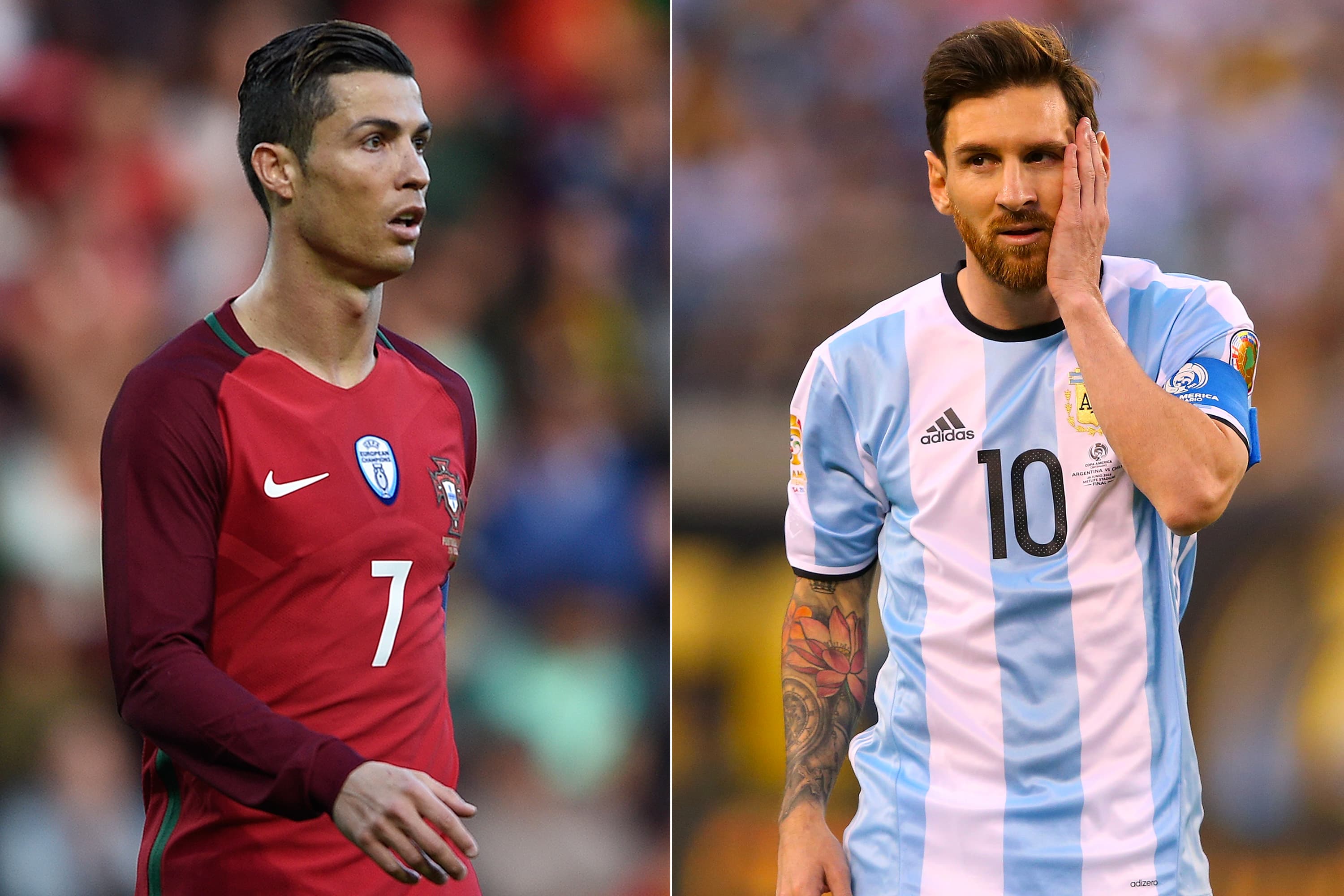 Cristiano Ronald e Messi