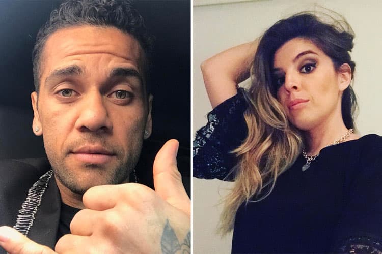 Daniel Alves e Dalma Maradona