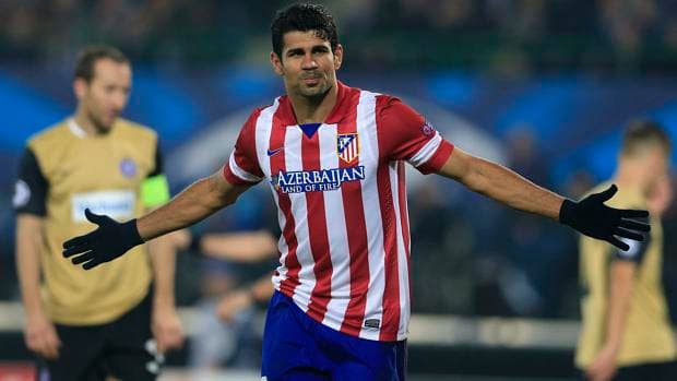 Diego Costa, 25 anos, artilheiro do Campeonato Espanhol