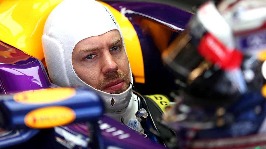 Sebastian Vettel, no primeiro dia de treino, nos Estados Unidos: o mais rápido