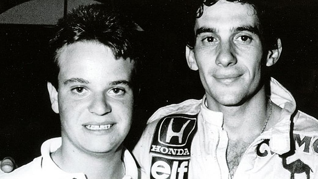 Rubens Barrichello homenageou Senna, que completaria 54 anos nesta sexta