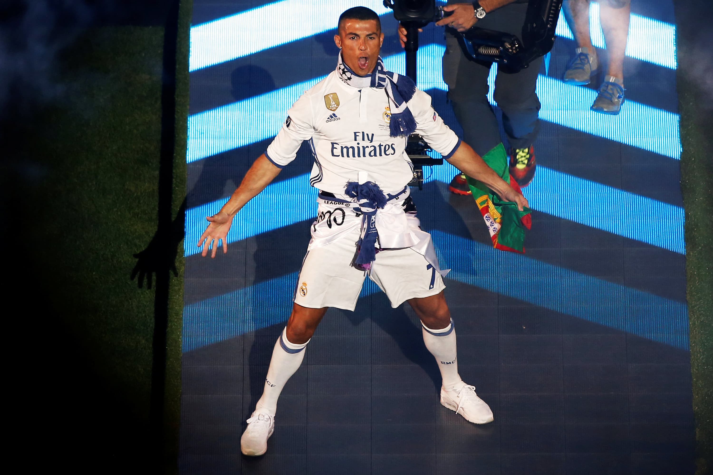 Cristiano Ronaldo celebra título da Liga dos Campeões