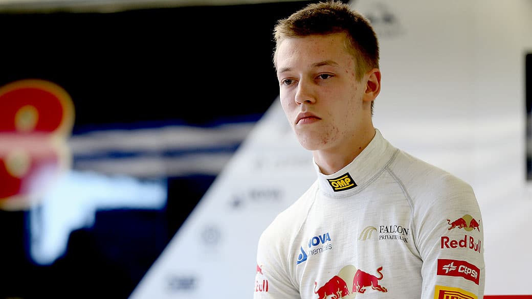 O piloto Daniil Kvyat: sonho realizado na Fórmula 1