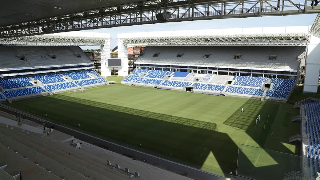 Arena Pantanal receberá a partida entre Santos e Atlético Mineiro, pelo Brasileirão, neste domingo