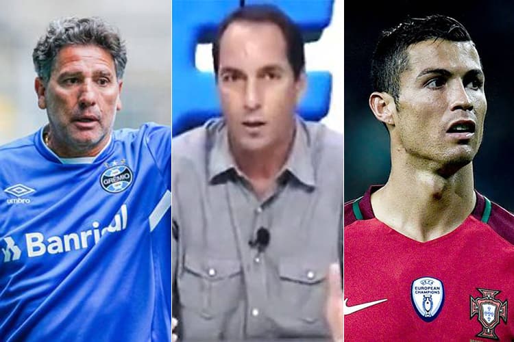Renato Gaúcho, Edmundo e Cristiano Ronaldo