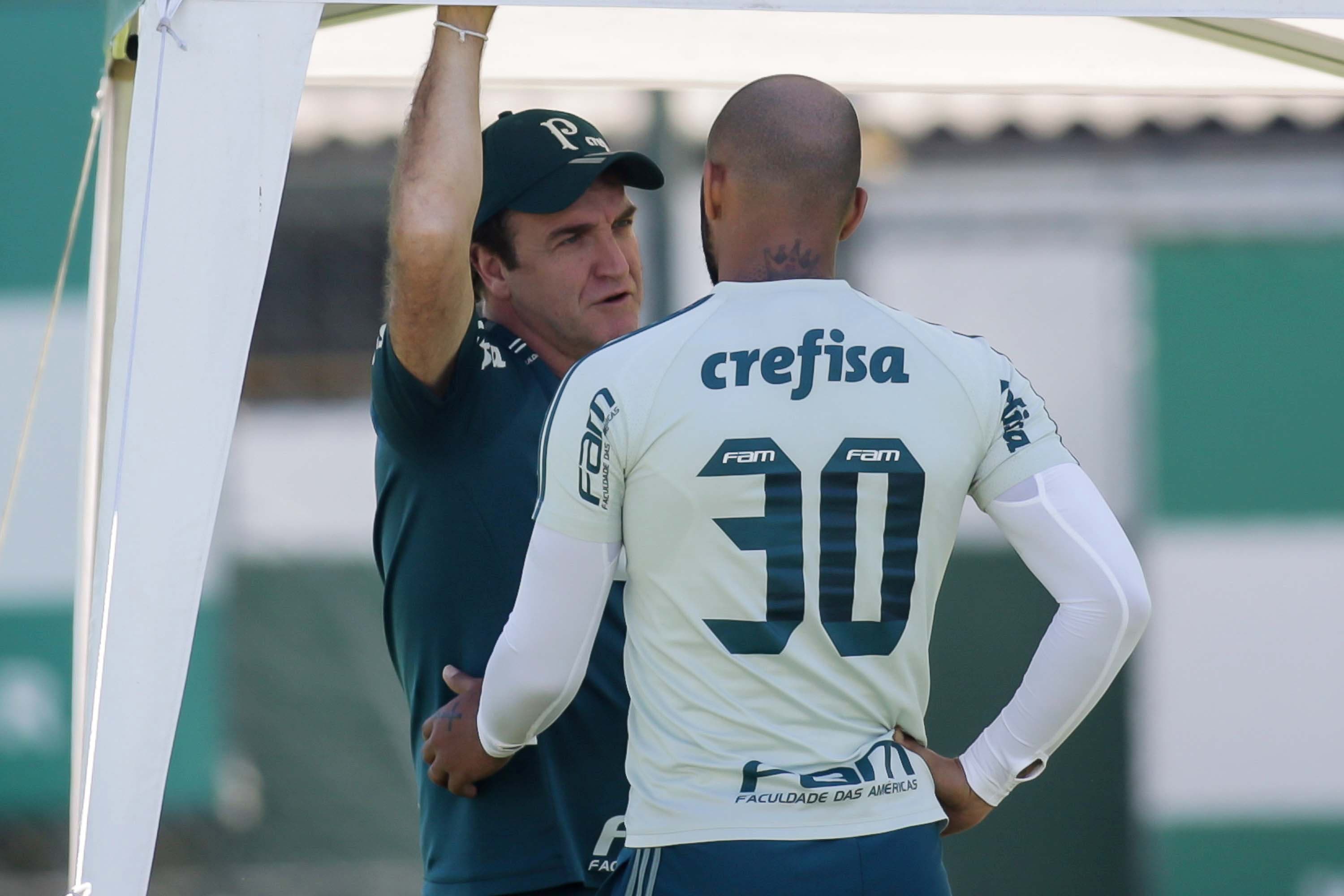 Cuca e Felipe Melo