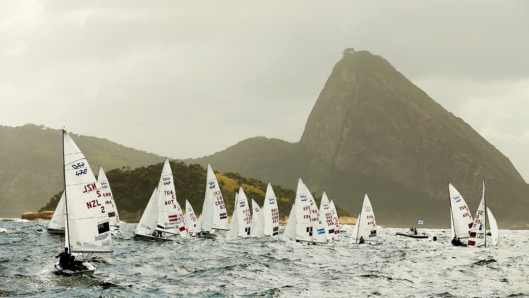 Regata Internacional de Vela na Baía de Guanabara, no Rio