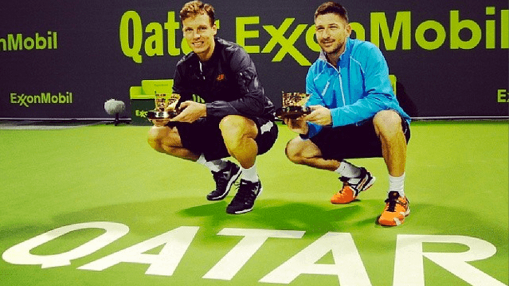 Thomas Berdych e Jan Hajek venceram Alexander Peya e Bruno Soares e conquistaram o torneio no Catar
