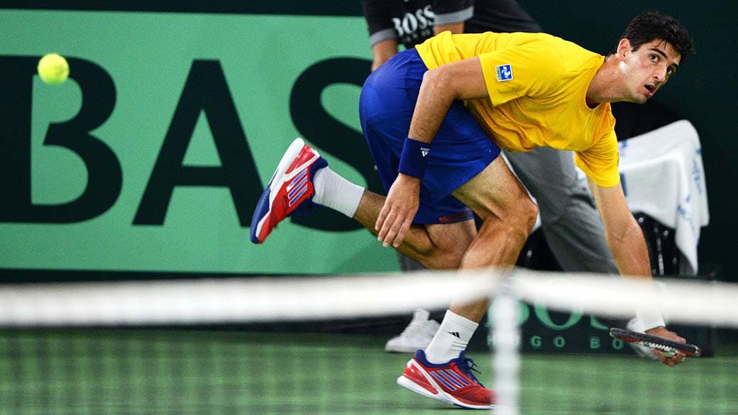 Bellucci, mesmo sendo cabeça de chave, foi derrotado