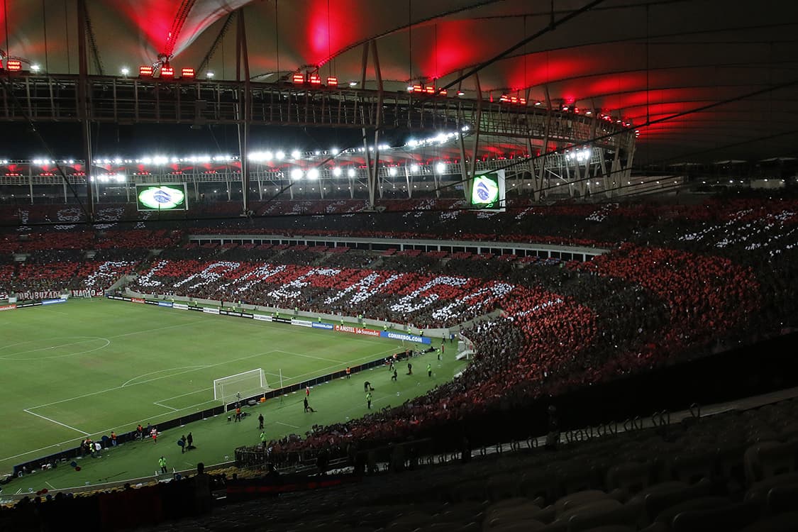 O Maracanã continua sendo a casa do Flamengo na Taça Libertadores da América
