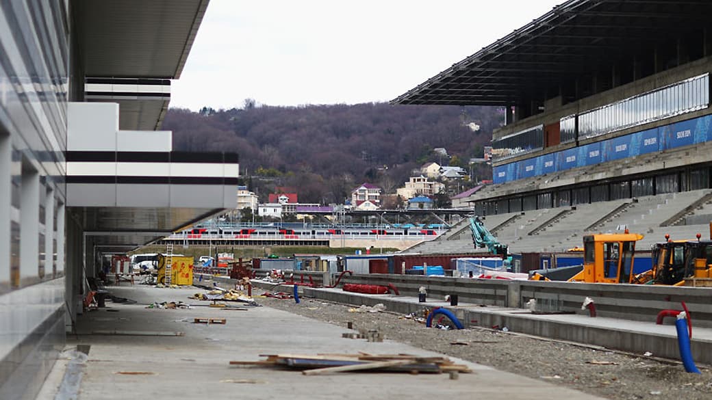 Circuito de Sochi: obras quase completas para a corrida de outubro
