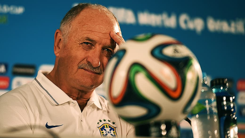Luiz Felipe Scolari, em Brasília: de volta à artilharia pesada