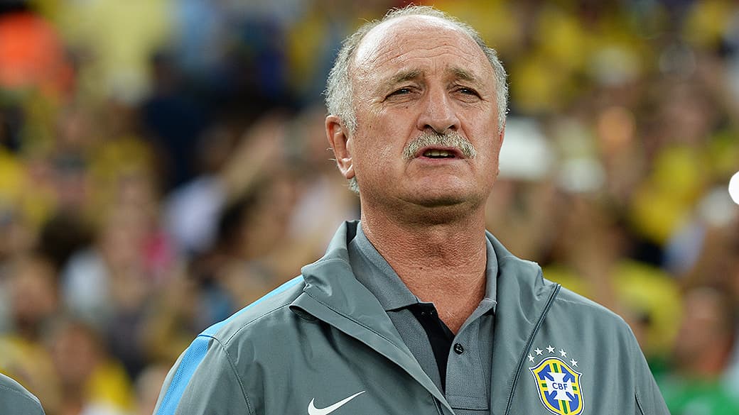Luiz Felipe Scolari durante a final da Copa das Confederações no Maracanã
