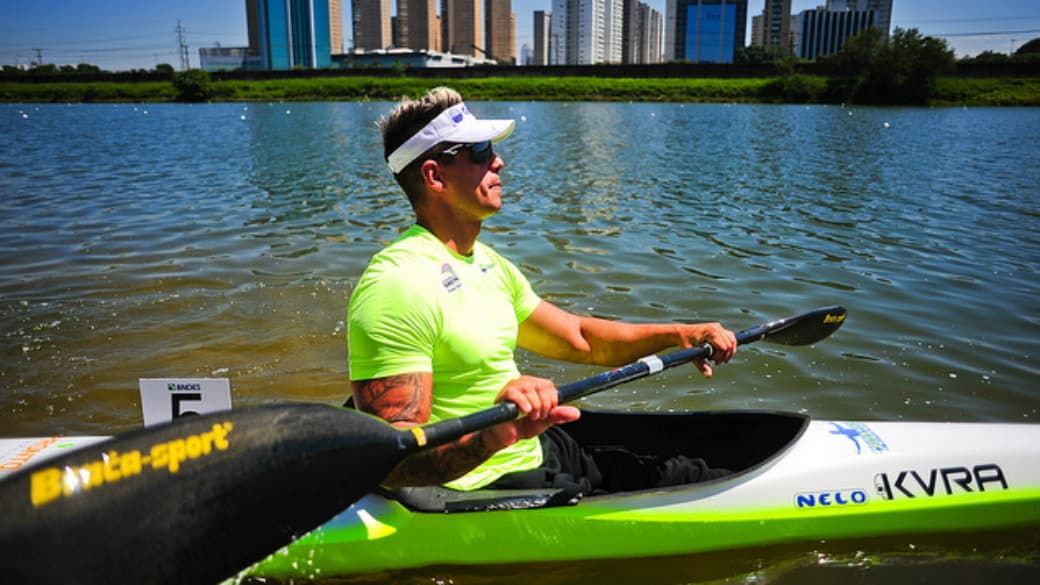 Fernando Fernandes, destaque da canoagem paralímpica brasileira