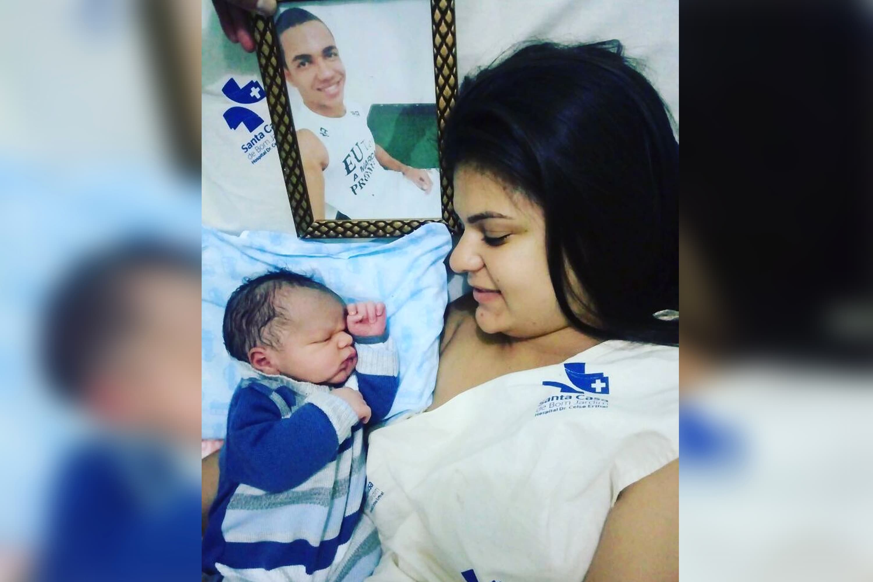 Graziele, viúva de Thiaguinho, postou foto do nascimento do filho