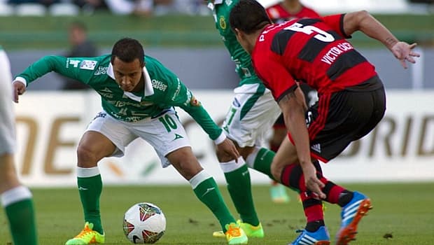 Flamengo perdeu no México para o León: 2 a 1