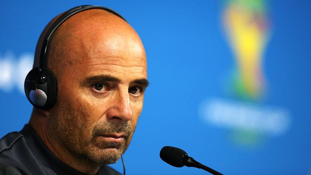 Jorge Sampaoli, técnico do Chile, no Itaquerão