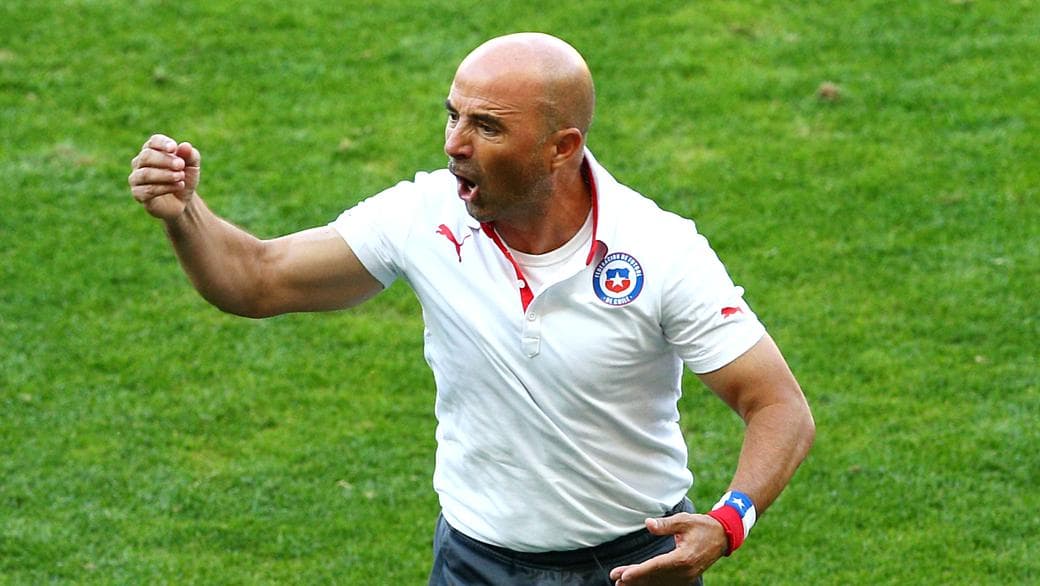 Jorge Sampaoli, técnico do Chile, no Mineirão