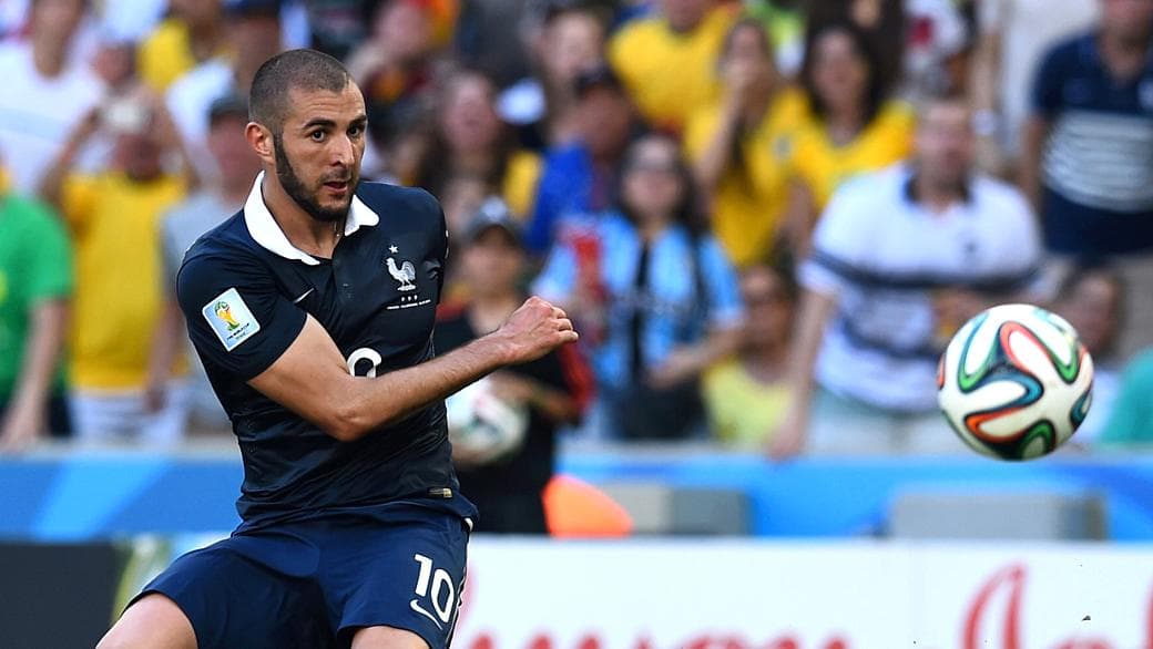 Karim Benzema, destaque na campanha da França na Copa 2014