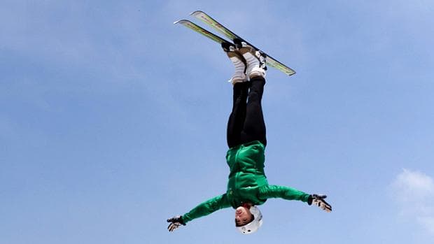 Laís Souza estava treinando nos Estados Unidos para a Olimpíada de Inverno de Sochi