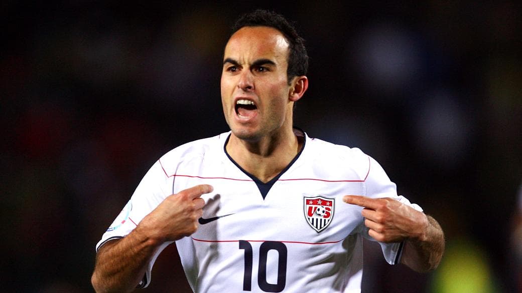 Landon Donovan em ação pelos Estados Unidos