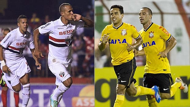 Luis Fabiano e Jadson marcaram duas vezes cada nesta quarta-feira