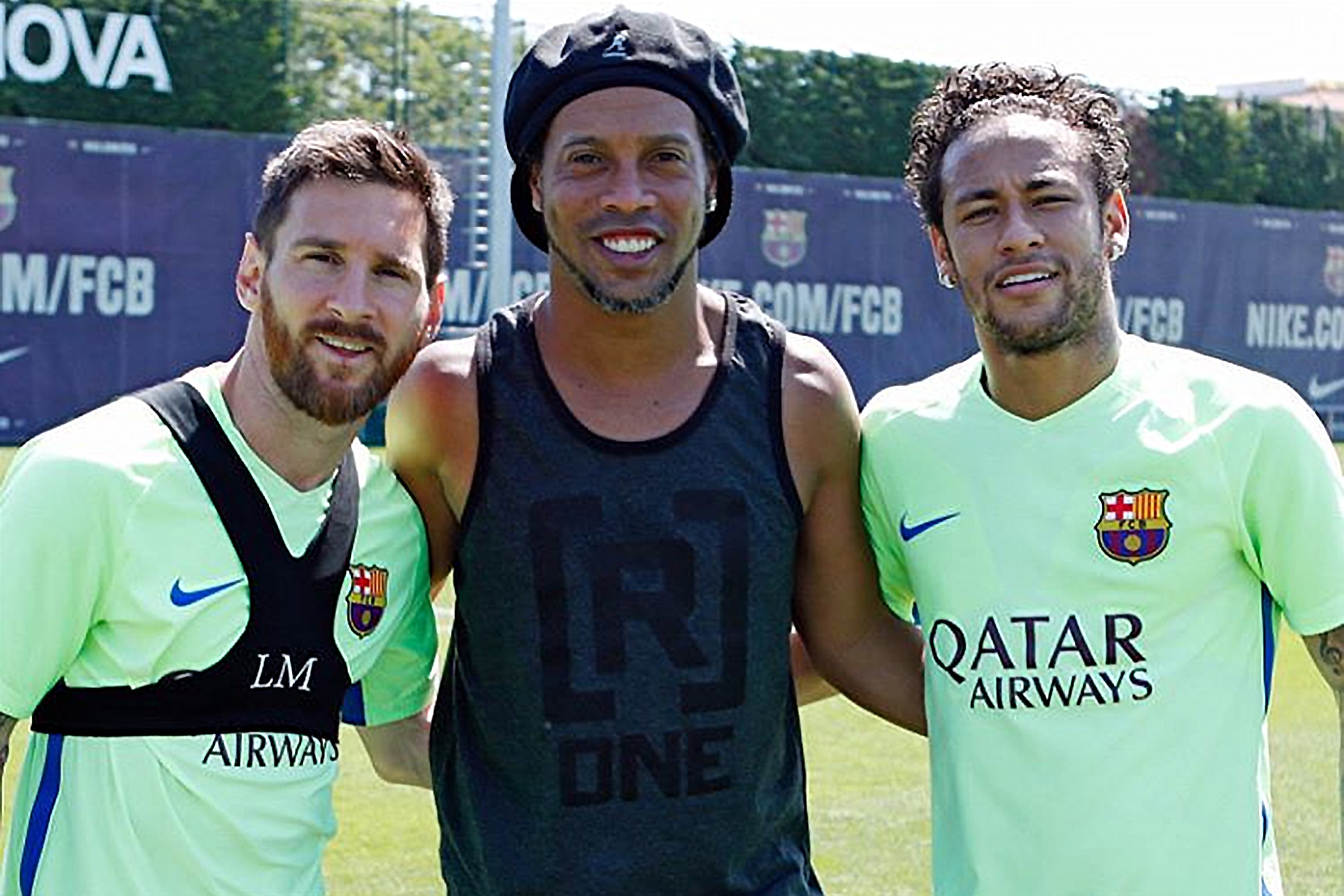 Messi, Ronaldinho e Neymar