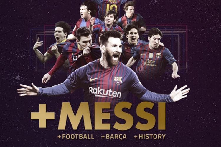 Barcelona anuncia renovação de Lionel Messi