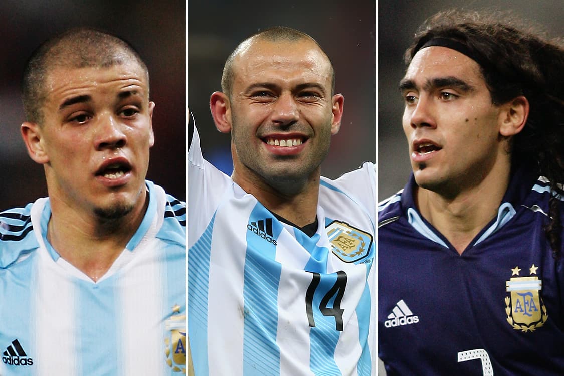 Andres D’Alessandro , Javier Mascherano e Juan Pablo Sorin