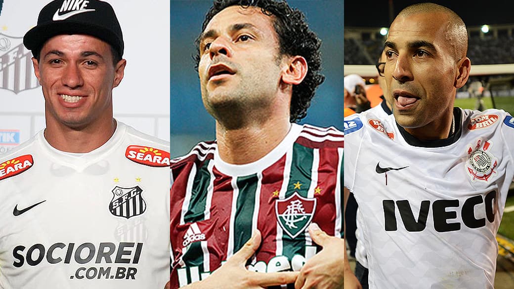 Leandro Damião, Fred e Emerson Sheik