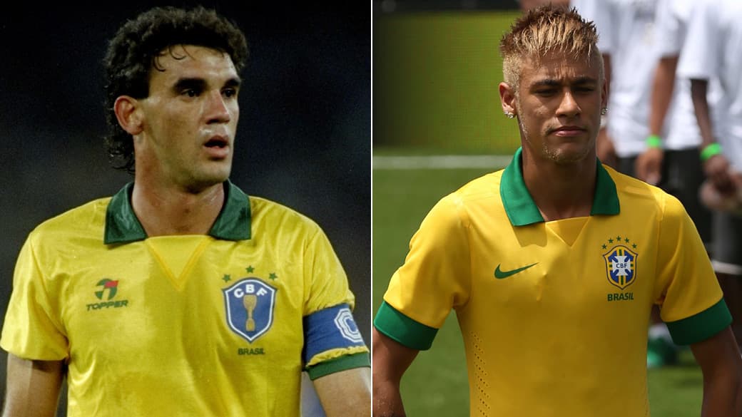 Camisas da Seleção Brasileira da Copa de 90 e para a Copa das Confederações 2013