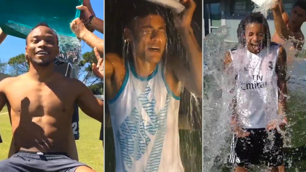 Jogadores participam de viral