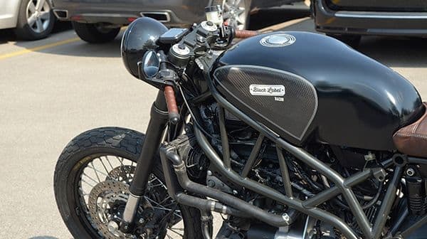 Motocicleta movida a gordura de bacon