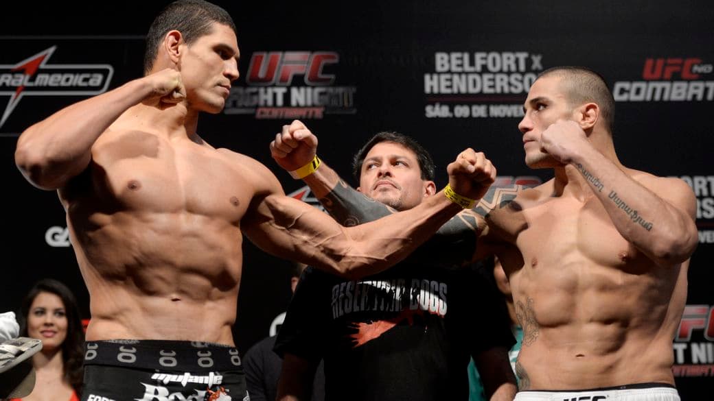 UFC Goiânia: Mutante e Sarafian na pesagem