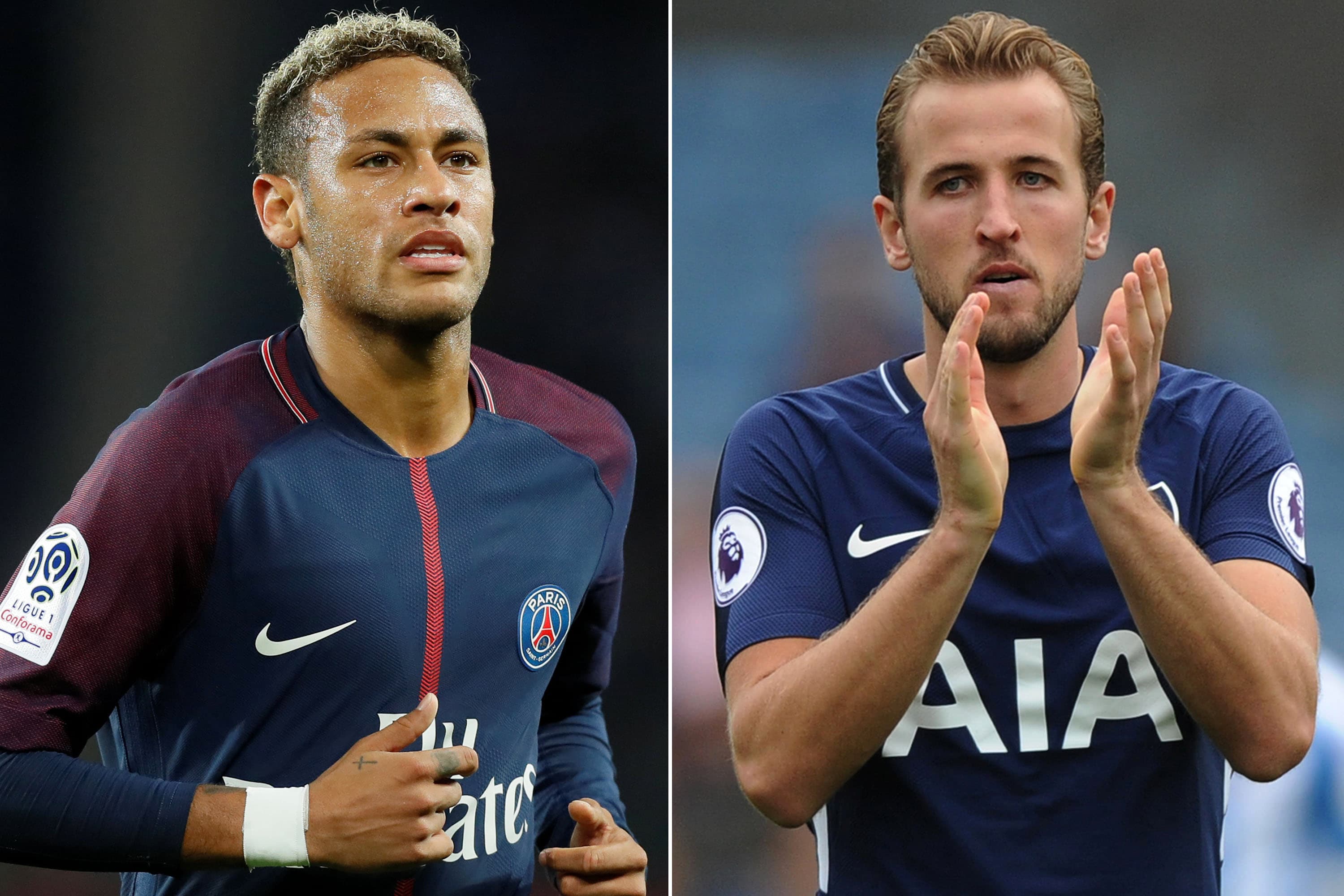 Neymar e Harry Kane