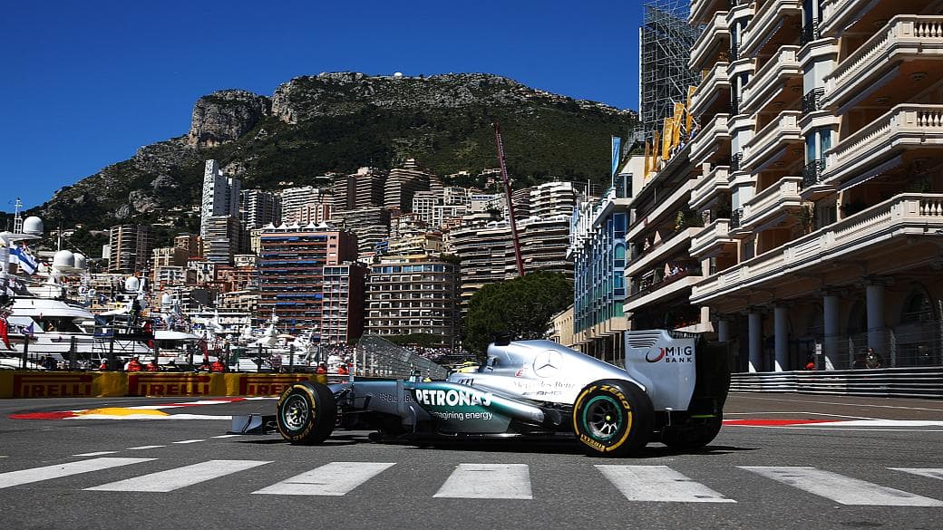 Nico Rosberg liderou os treinos para o GP de Mônaco, nesta quinta