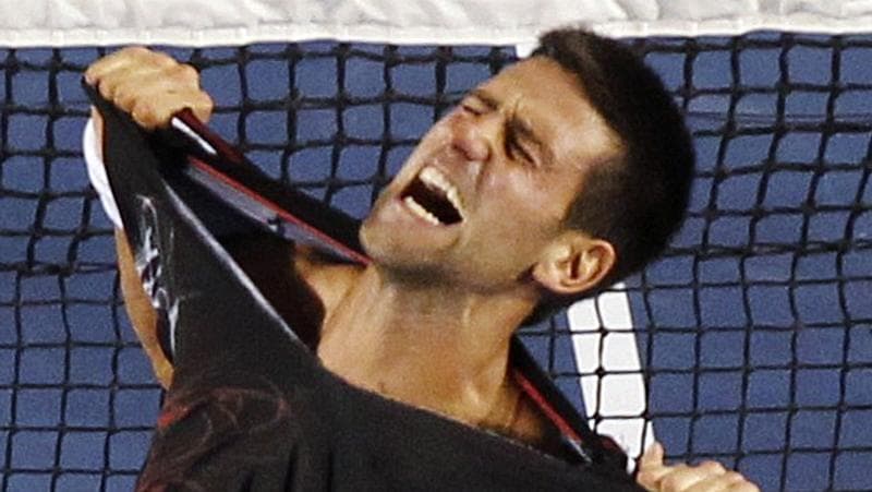Novak Djokovic, vencedor do Aberto da Austrália 2012: cheque de 4,8 milhões de reais